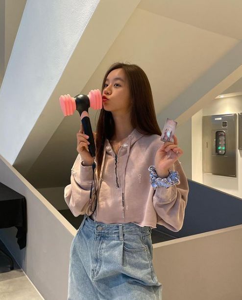 혜리, 블랙핑크 콘서트 관람 인증