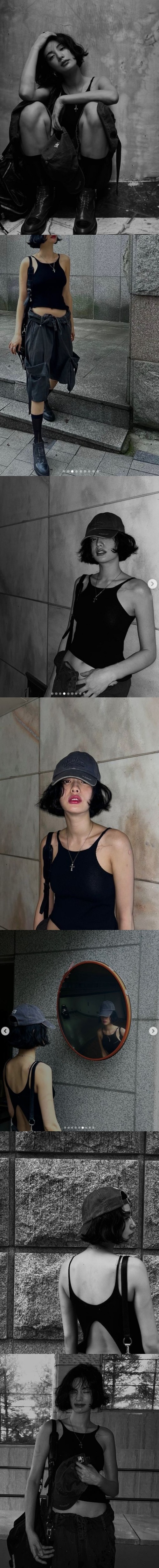 나나, 노브라 패션으로 파격 변신… 쿨한 매력 발산
