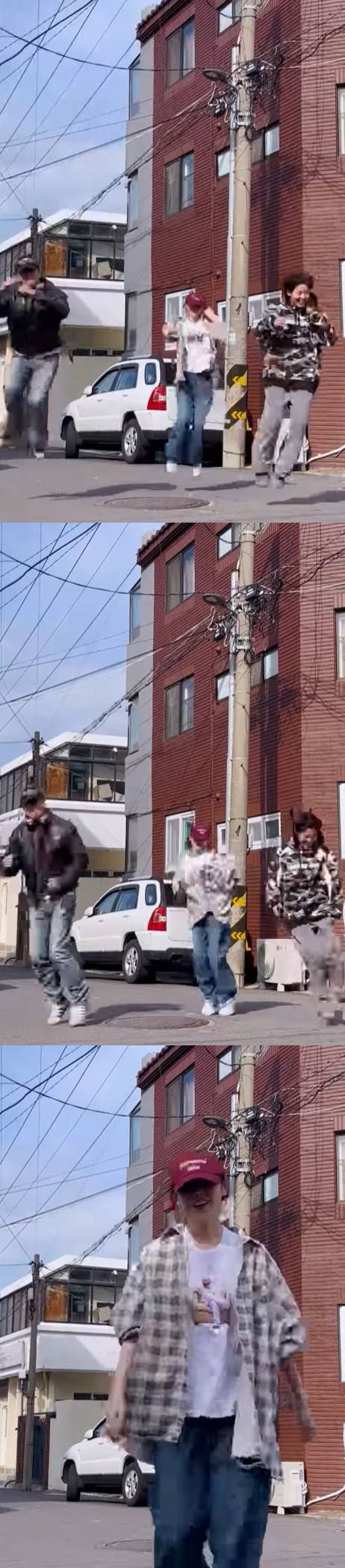 아이유, 유수빈·이연과 골목길 '춤신춤왕' 변신… 드라마 '21세기 대군부인' 팀의 유쾌한 케미