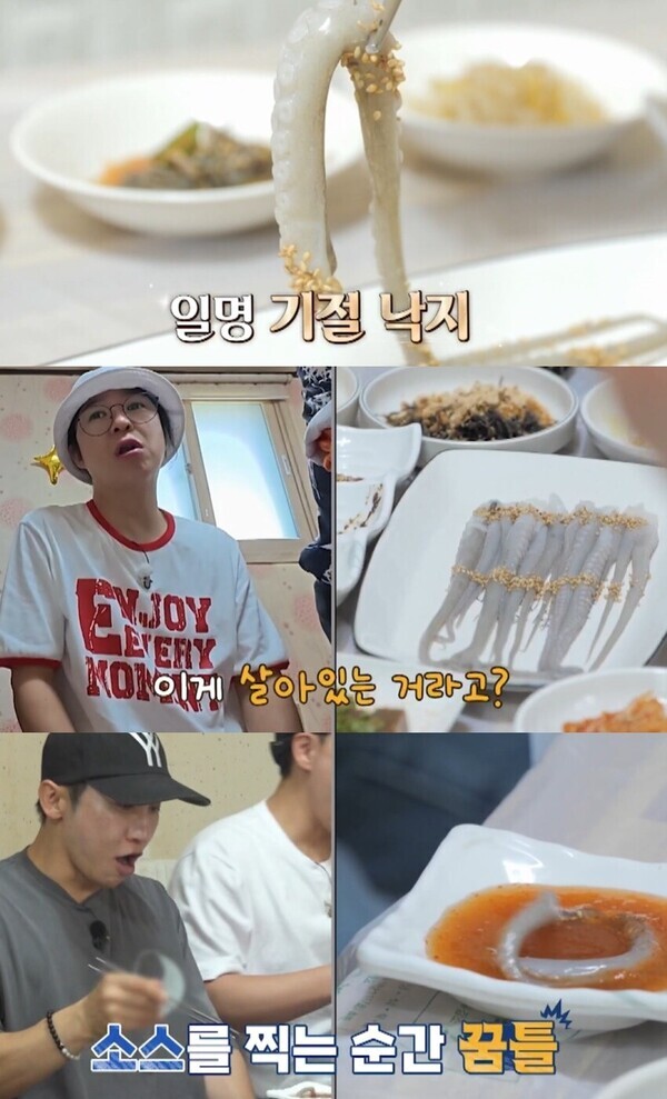 '독박투어' 이상준과 찾아간 무안 기절낙지 맛집 화제 "꿈틀대는 신선함"
